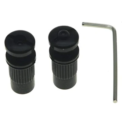 Image of Dopro Locking Tailpiece Mounting Studs Guitar Stop Bar Posts Wraparound Bridge Black