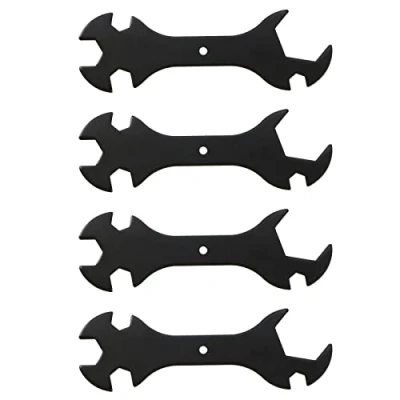 Image of ECSiNG 4PCS 3D Printer DIY Wrenches 5 in 1 Multifunction Metal Flat Spanner Kit Parts Tools Accessories for V6 MK8 MK10 Nozzle Heater Block