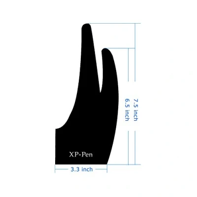 Image of XP Pen AC01 Anti fouling Lycra Two Finger Glove Free Size for Drawing Graphics Tablet Light Box Tracing Pad