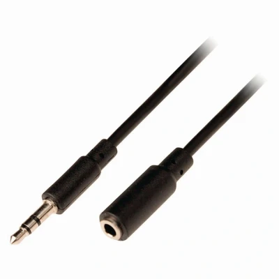 Image of Nedis Stereo Audio Cable 3.5 mm Male Female 5.0 m Black