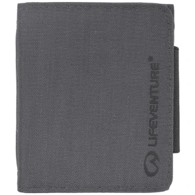Image of Lifeventure RFiD Protected Trifold Wallet — Zip for Travel, Eco Friendly, Recyclable Material (Grey)