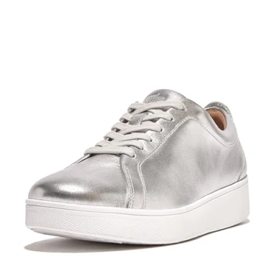 Image of Fitflop RALLY SNEAKERS Women&#039;s, Silver, 6 UK