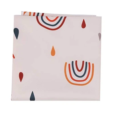 Image of Zerodis Baby Dining Chair Mat, Washable Floor Protector Mat Waterproof Splat for Under High Highchair(110 * 110CM)