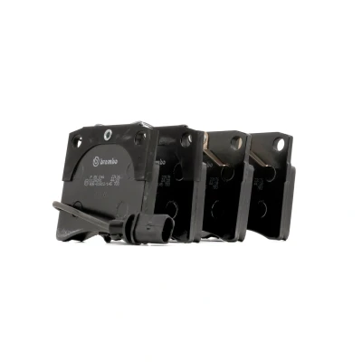 Image of 7D0698151C, 7D0698151H Brake pad set BREMBO P 85 048 incl. wear warning contact with accessories VOLKSWAGEN: TRANSPORTER 4, 4 Bus