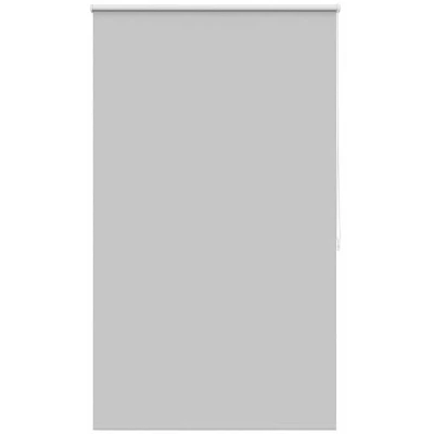 Image of vidaXL Roller Blind in Grey, Blackout &amp; Thermal Insulation 80 x 175 cm, 100% Polyester, Easy Install Blinds
