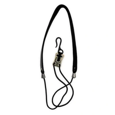 Image of Soundman SNG 8 Deluxe Clarinet Strap Comfortable Leather for Height Adjustable Neck with Sturdy Hook All Types High Comfort, Reliable Quality