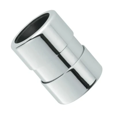 Image of 35mm McAlpine Chrome Plated Straight Connector 35G CB