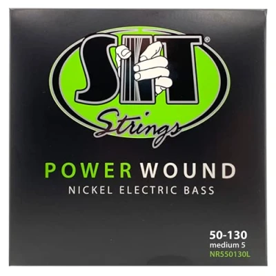 Image of SIT Strings NR550130L Nickel Plated Bass Guitar Strings, 5 String Medium
