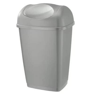 Image of Swing Top Dustbin 50L Platinum
