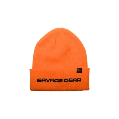 Image of Savage Gear Fold Up beanie One Size Sun Orange Fishing