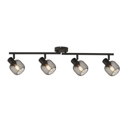 Image of Meshy 4 Light Cage Bar Spotlight, Black