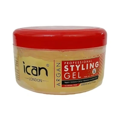 Image of ican London Alcohol Free Argan Oil Styling Gel 200ml
