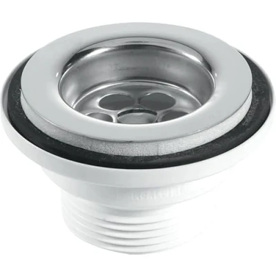 Image of McAlpine 1�&quot; 60mm Centre Pin Basin Waste with Plug BSW1P