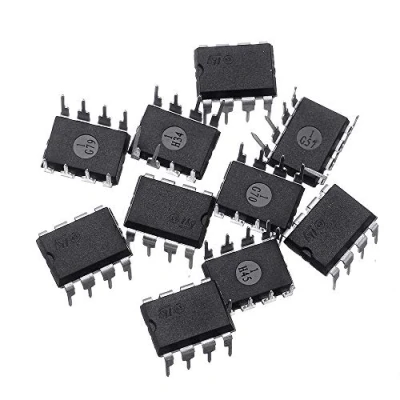 Image of Tuoservo 10Pcs UA741CN DIP 8 UA741 LM741 ST IC Chip Operational Amplifier