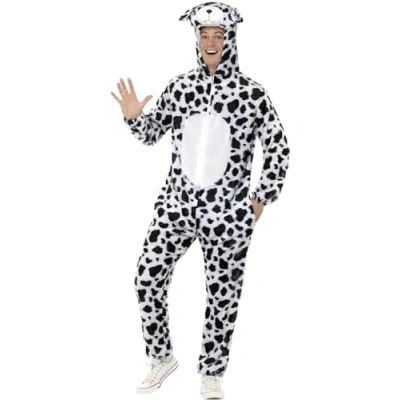 Image of Smiffys Dalmatian Costume, Black &amp; White, M Size 38 inch 40