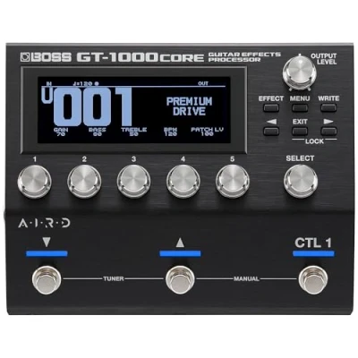 Image of BOSS Gt 1000Core Guitar Effects Processor, The Complete Internal Tone Processing of 1000 In A Compact And Portable Stompbox