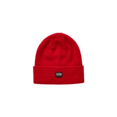 Image of G STAR RAW Men&#039;s Effo Long Beanie, Red (dk flame D16624 C754 8050), PC