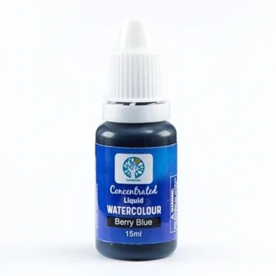 Image of Oakwood Archer Watercolour Ink Berry Blue 15ML, ONE