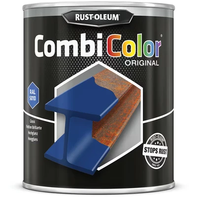 Image of RUST OLEUM 7326.0.75 Combicolor Original, Superior Metal Protection, Direct To Rust, Gentian blue RAL 5010