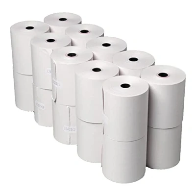 Image of Olympia Non Thermal Till Roll 2 ply White/White 33m 1299&quot; (Box 20)