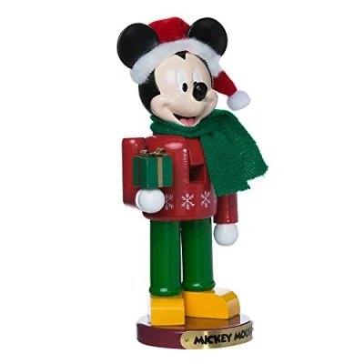 Image of Kurt S. Adler 10 Inch Mickey Mouse Nutcracker, Multicolor, Standard