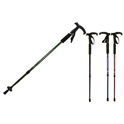 Image of Out There! 2 Section Aluminium Telescopic Anti Shock Trekking Stick Assorted Colours