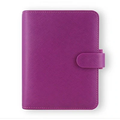 Image of Filofax Pocket Saffiano organiser Raspberry