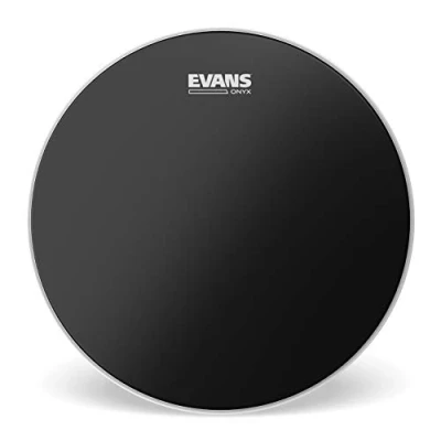 Image of Evans Drum Heads Onyx Tom Drumhead, 8 Inch