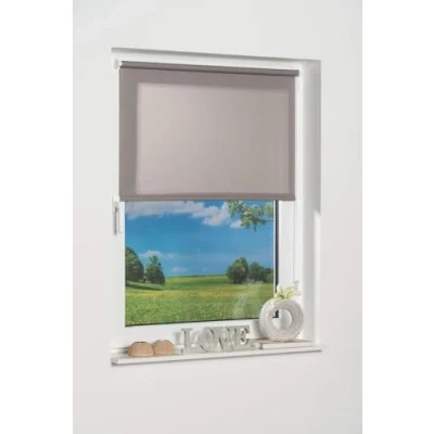 Image of K home Klemmfix Mini Roller Blind, Grey Daylight 150 x 55 cm (L W)