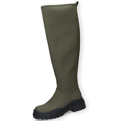 Image of Dockers by Gerli Women&#039;s Knee High Boot, Khaki 51pa201 630850, 7.5 UK