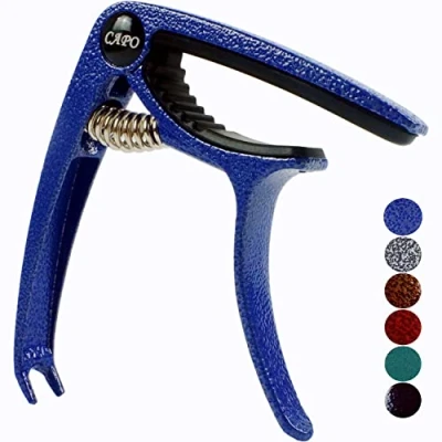 Image of SUCCESS Guitar Capo, Lightweight Zinc Alloy Capo for Acoustic and Electric Guitars, Bass, Mandolin, Banjo, Ukulele (Indigo)
