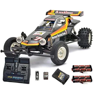 Image of TAMIYA RC 58336 The Hornet 2004 1:10 Premium Stick Radio Bundle
