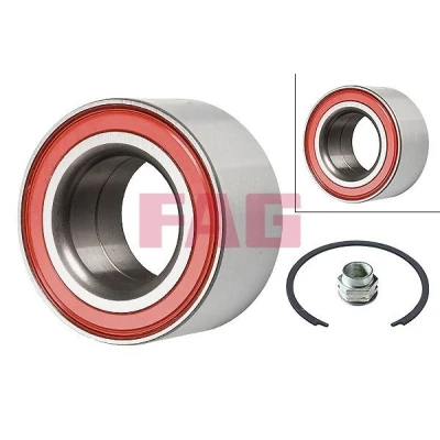 Image of 5890991, 71714466, 71714467, 7558570, 7558570WB Wheel bearing kit FAG 713 6900 80 Photo corresponds to scope of supply 66mm FIAT: Panda II Hatchback