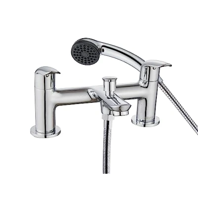 Image of Bristan Essentials Aster Bathroom Taps, Bath Shower Mixer