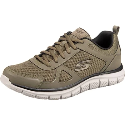 Image of Skechers Men&#039;s Track Scloric Oxford, Olive, 8 UK