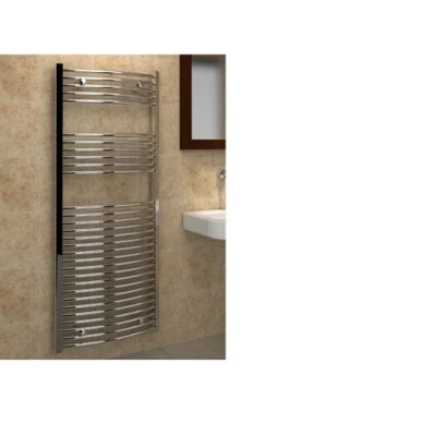 Image of Vitellio Curved Chrome Towel Rail 1.8 M x 750mm