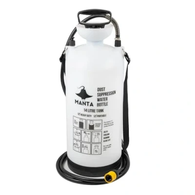Image of Manta Dust Suppression Water Bottle Container Tank 14 Litre