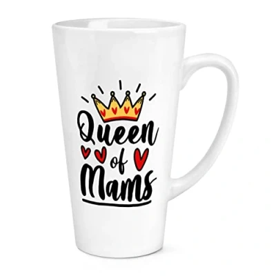 Image of Queen of Mams 17oz Large Latte Mug Cup