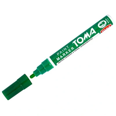 Image of SolaDirect Marker Pen Universal Waterproof Permanent Oil Based Paint for Car Tyres, Arts &amp; Crafts (Green)