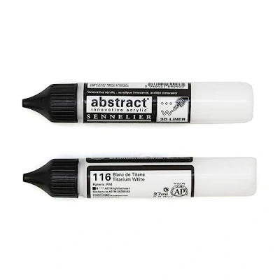 Image of Sennelier Abstract Acrylic 3D Liner 27ml (Titanium White)