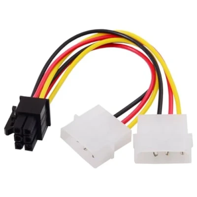 Image of chenyang CY Dual Ports 4Pin 6 Pin EPS 12V Graphics Card Power Adapter Converter Cable