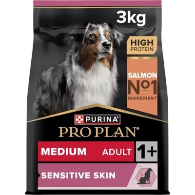 Image of PRO PLAN® Medium Adult Dog Sensitive Skin Dry Food with Salmon 3kg