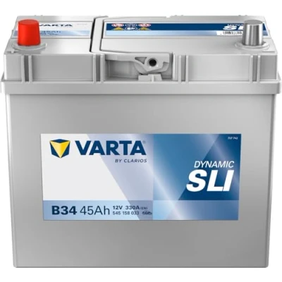 Image of J2880004010, J7AZZZ90015 Starter battery VARTA BLUE dynamic B34 5451580333132 12V 45Ah 330A B00 Lead acid HONDA: CIVIC 7 Hatchback