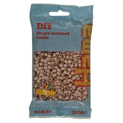 Image of Hama Beads Bag Approx. 1000 Midi Fuse Mosaic Decoration Arts &amp; Craft for Creative Children Ages 5+ Blush