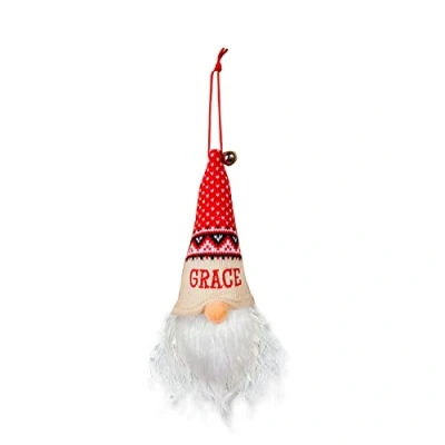 Image of History &amp; Heraldry Light Up Gonk Pre personalised Christmas Hanging Decoration Grace 00269860314