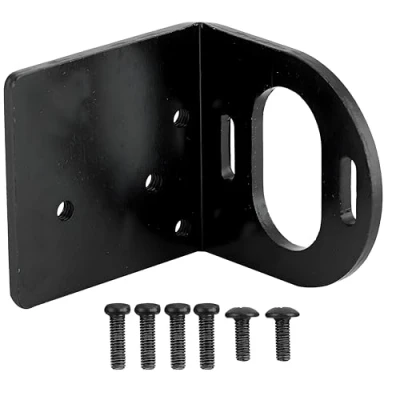 Image of RC Motor Base, Metal Mounting Holder Seat Base Available for 540 3660 3650 Motors Accessory(Black)