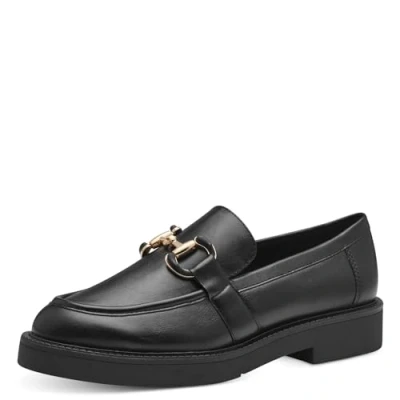Image of MARCO TOZZI Women&#039;s 2 24301 42 Loafers, Black, 6.5