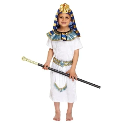 Image of HENBRANDT EGYPTIAN PHARAOH FANCYDRESS COSTUME OUTFIT PRINCE KING (Large)