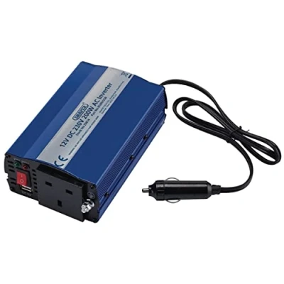 Image of Draper 12V DC AC Inverter, 200W