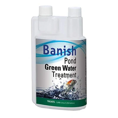 Image of Banish Pond Greenwater Treatment 250ml Treats 5688 Litres